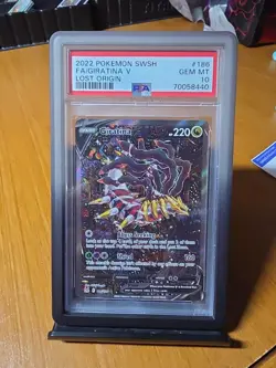 Pokemon 2022 Giratina V 186/196 Alt Art Lost Origin GEM MINT PSA 10 - Image 3