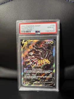 Pokemon 2022 Giratina V 186/196 Alt Art Lost Origin GEM MINT PSA 10 - Image 1