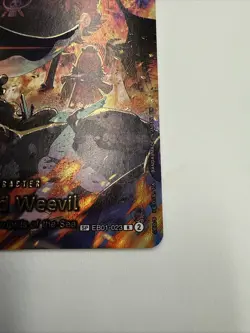 Edward Weevil SP R EB01-023 THE AZURE SEA'S SEVEN ONE PIECE Card ENGLISH OP14 - Image 2