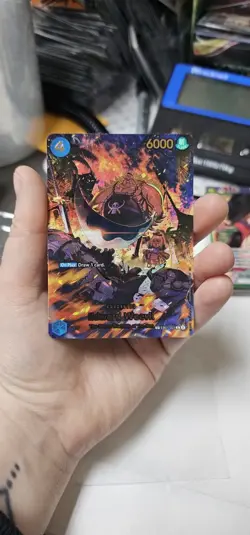 Edward Weevil SP R EB01-023 THE AZURE SEA'S SEVEN ONE PIECE Card ENGLISH OP14 - Image 1