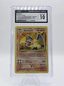 Charizard 003/034 Trading Card Game Classic Holo CGC 10 Graded - Image 1