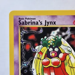 Sabrina's Jynx 59/132 Pokemon TCG 1st Edition Gym Heroes NM Vintage 2000 Card - Image 3