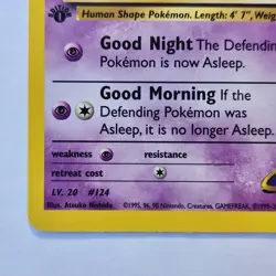 Sabrina's Jynx 59/132 Pokemon TCG 1st Edition Gym Heroes NM Vintage 2000 Card - Image 5