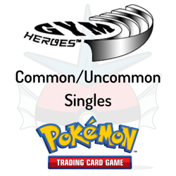 Gym Heroes Pokemon Card Singles | Common And Uncommon | You Choose | NM/VLP - Image 1