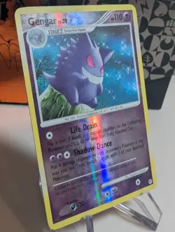 Pokemon Gengar Reverse Holo Rare Card Diamond and Pearl 27/130 - LP - Image 2