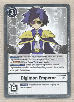 Digimon Card Game Digimon Emperor BT8-094 SR Foil - Image 1