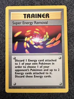 Super Energy Removal 79/102 Rare Pokemon Card NM - Image 1
