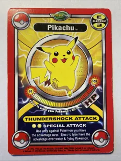 PIKACHU Pokemon Card TCG Thinkchip Battle Stadium - Image 1