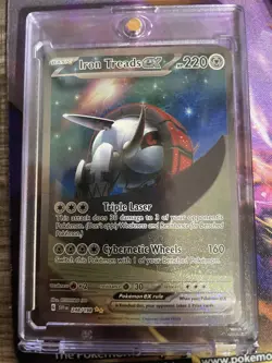 Pokemon TCG Iron Treads EX Scarlet & Violet Base Set Full Art Card 248/198 - Image 1