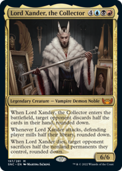 x1 Lord Xander, the Collector M MTG Streets of New Capenna M/NM, English - Image 1