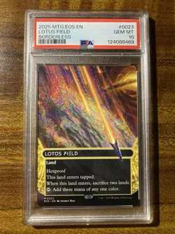 MTG✨LOTUS FIELD✨Edge of Eternities - Stellar Sights PSA 10 Mythic Land POP 1 ! - Image 1