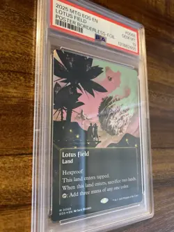 MTG✨LOTUS FIELD Poster FOIL✨EOS - Stellar Sights PSA 10 Mythic Land POP 1 ! - Image 3