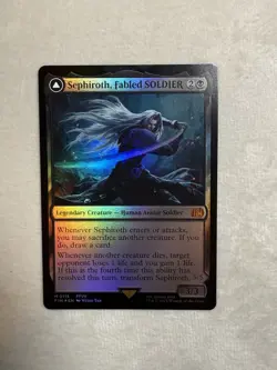 1x Sephiroth, Fabled SOLDIER, Foil, Final Fantasy, MTG NM - Image 1