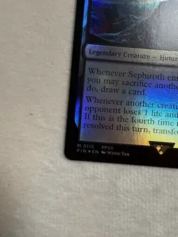1x Sephiroth, Fabled SOLDIER, Foil, Final Fantasy, MTG NM - Image 5