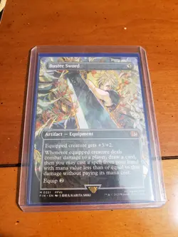 Magic: The Gathering MTG FINAL FANTASY #351 Buster Sword (Borderless) - Image 1