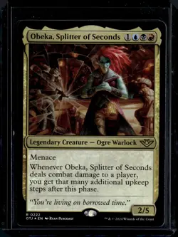 Obeka, Splitter Of Seconds - 222 - Foil - OTJ - NM - MTG Magic the Gathering - Image 1