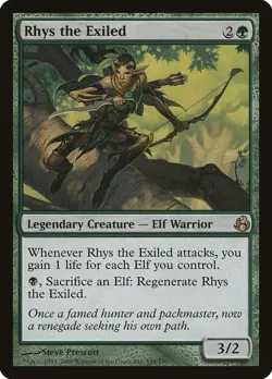 1x LP Rhys the Exiled MTG Morningtide SV - Image 1