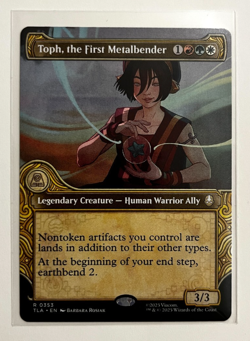 MTG - Avatar - Toph, the First Metalbender Showcase - Rare 0353 - Image 1