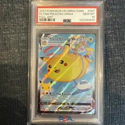 Flying Pikachu VMAX 007/025 FULL ART Pokemon Cards PSA 10 GEM MINT - Image 1
