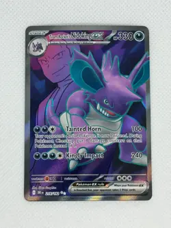 Team Rocket's Nidoking ex - 216/182 - Destined Rivals - Pokemon TCG - Full Art - Image 1