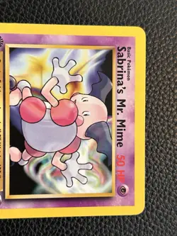 Sabrina's Mr. Mime 94/132 Gym Heroes 1st Edition Pokemon Card NM Condition - Image 2