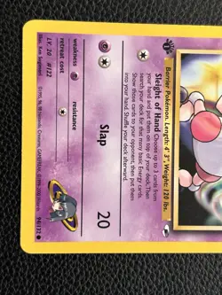Sabrina's Mr. Mime 94/132 Gym Heroes 1st Edition Pokemon Card NM Condition - Image 3