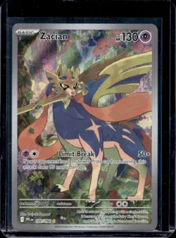 2025 Pokemon Phantasmal Flames Zacian Illustration Rare #100/094 - Image 1