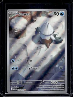 2025 Pokemon Mega Evolution Snover Illustration Rare #140/132 - Image 1