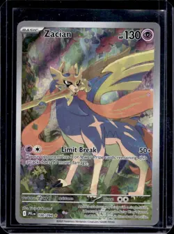 2025 Pokemon Phantasmal Flames Zacian Illustration Rare #100/094 - Image 1