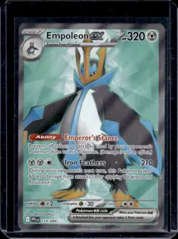 2025 Pokemon Phantasmal Flames Empoleon ex Ultra Rare #114/094 - Image 1