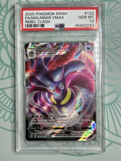 Pokemon TCG - Malamar VMAX 122/192 Rebel Clash - PSA 10 - Image 1