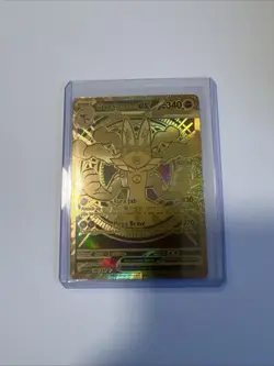 Mega Lucario Ex 188/132 Gold Hyper Rare(POKEMON Mega Evolution) Pack FRESH NM - Image 1