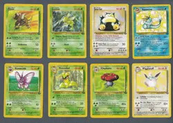 Pokemon Jungle Complete Set Of Non Holo Rares 17-32 - Image 4
