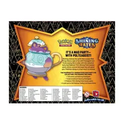 pokemon box sealed.Pokemon Shining Fates Polteageist - Mad Party Pin Collection - Image 2