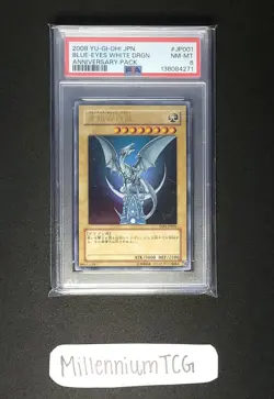 Yu-Gi-Oh! Blue-Eyes White Dragon YAP1-001 JAPANESE PSA 8 ALTERNATE ART - Image 1