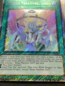 Blue-Eyes Spirit + Bingo Machine, Go!!! + True Light | Starlight Rare | YuGiOh! - Image 2