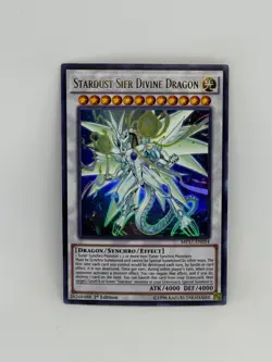 Yugioh Card Stardust Sifr Divine Dragon MP17-EN054 ULTRA RARE 1st Ed. - NM - Image 1