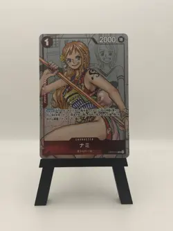 One Piece TCG Nami OP01-016 R Parallel Japanese Promo 25th Anniversary - Image 1