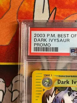 2003 Pokemon Dark Ivysaur Best of Game Winner Promo #6 PSA 9 Mint - Image 2