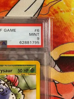 2003 Pokemon Dark Ivysaur Best of Game Winner Promo #6 PSA 9 Mint - Image 3