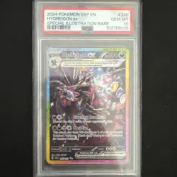 2024 POKEMON SSP EN-SURGING SPARKS SPECIAL ILLUSTRATION RARE HYDREIGON EX PSA 10 - Image 1