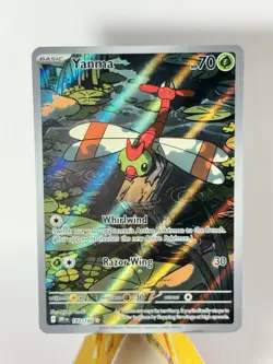 Yanma 183/182 Sv10: Destined Rivals Holo Illustration Rare NM IR Pokemon TCG - Image 1
