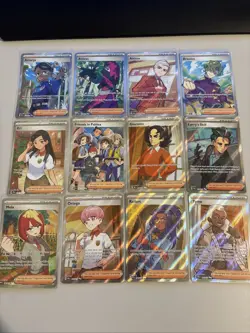 Prismatic Evolutions Complete Full Art Trainers x12 Bundle Pokemon TCG - NM - Image 1