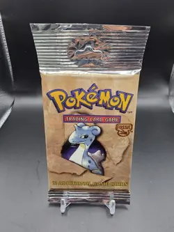 HEAVY! 21.53g Pokemon Fossil Booster Pack Long Crimp FACTORY SEALED - WOTC - Image 1