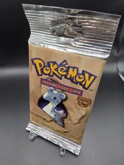 HEAVY! 21.67g Pokemon Fossil Booster Pack Long Crimp FACTORY SEALED - WOTC - Image 5