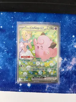 Pokemon TCG Lillie's Clefairy EX Journey Together 184/159 SV09 Near Mint - Image 1