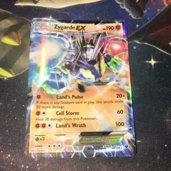 Zygarde EX ~ 54/124 ~ Half Art ~ XY FATES COLLIDE ~ NEAR MINT ~ Pokemon Card - Image 1