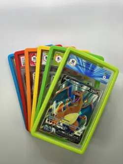 PSA GRAAD GRADED CARD GUARD BUMPER BLU SCURO POKEMON CARD ONE PIECE UNION ARENA - Image 4