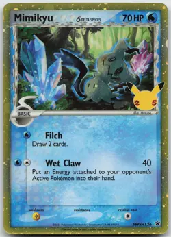 Mimikyu (Delta Species) - Promo SWSH: Sword & Shield Promo Cards SWSH136 NM - Image 1