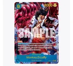Monkey D. Luffy (Alt Art) OP11-118 SEC A Fist of Divine Speed ONE PIECE English - Image 3